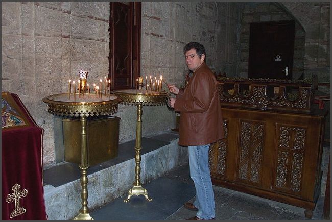 Griechenland 2005 - im Meteora Kloster