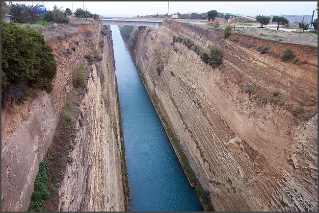 Griechenland 2005 - Meeresenge in Korinth