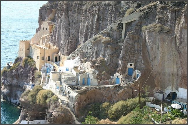 Santorin 2005 - Thira, alter Hafen