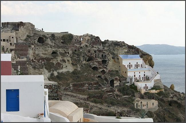 Santorin 2005 - Oia, Felsenwohnungen