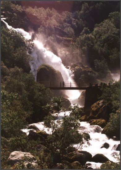 Norwegen - Weg zum Briksdalsbreen