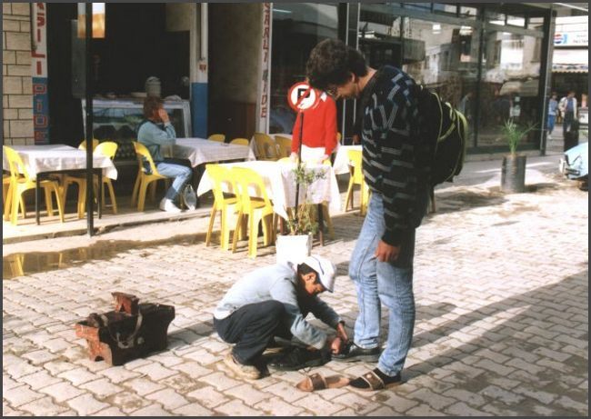 1992 Türkei - Schuhputzer in Alanya