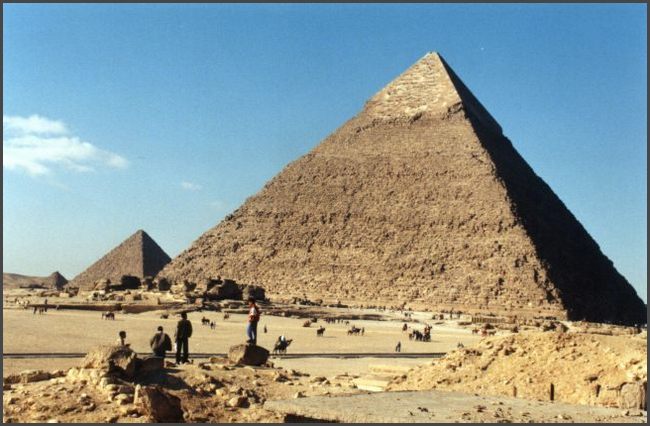 Ägypten - Cheops, Chephren und Mykerinos Pyramide in Gizeh