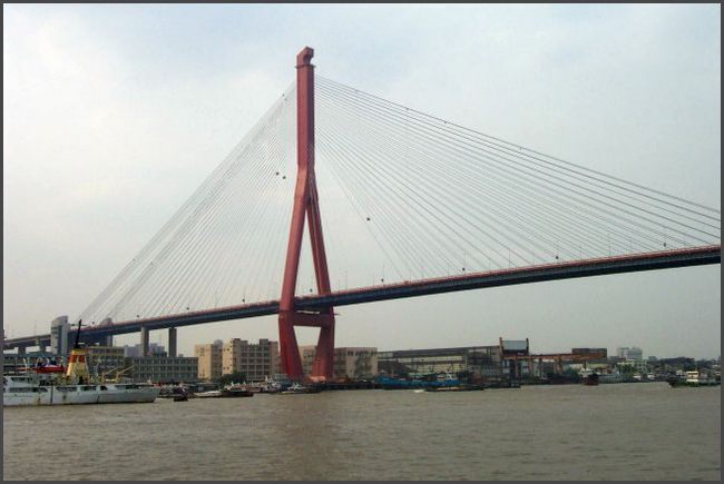 China - Shanghai, gr&ouml;&szlig;te H&auml;ngebr&uuml;cke