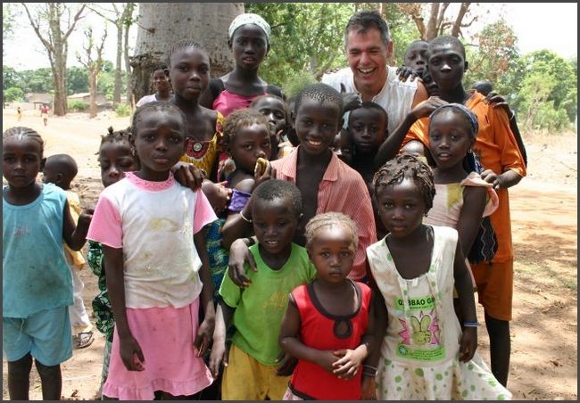 Gambia 2007 - Dorf im Senegal