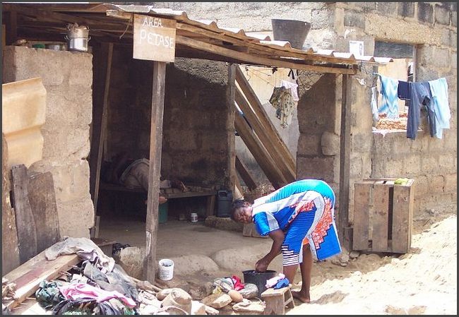 W&auml;sche waschen in Biriwa