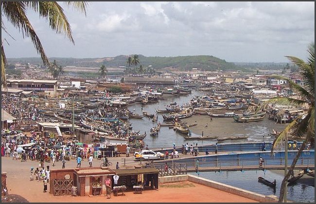 Fischerhafen von Elmina