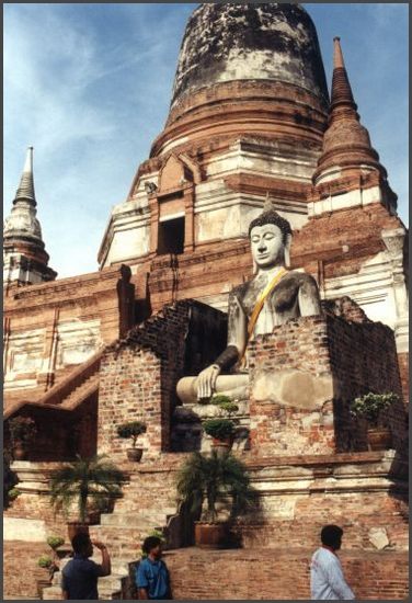 Thailand - alte Tempelanlage in Ayuthaya