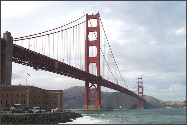 Kalifornien - San Franzisko, Golden Gate Bridge