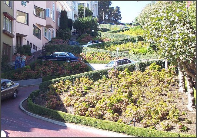 Kalifornien - San Franzisko, Lombard Street