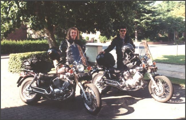 Abreise zur 1. großen Motorradtour