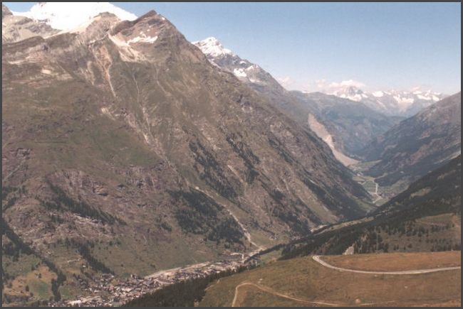 Schweiz - Blick auf Zermatt