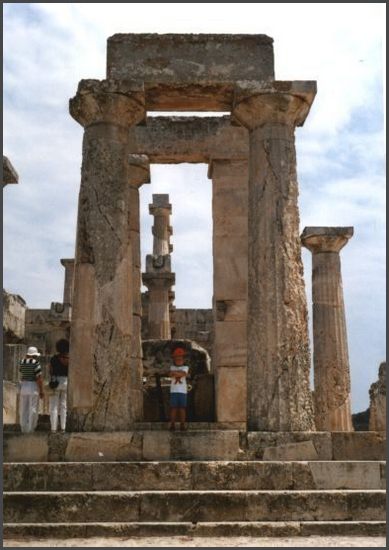 1986 Griechenland - Insel Aegina - Aphai Tempel