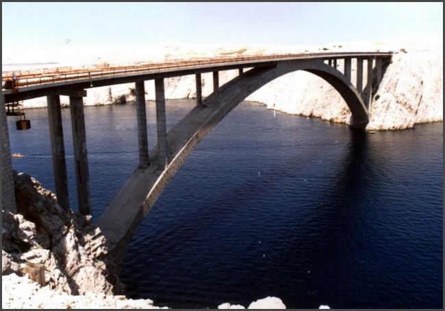 Jugoslawien - Br&uuml;cke nach Pag