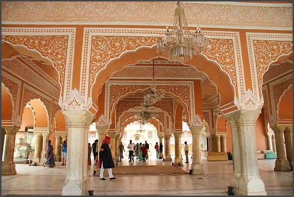 Indien - Rajasthan Jaipur Stadtpalast