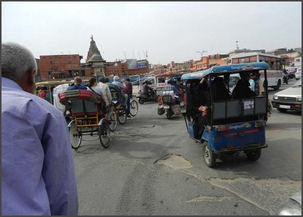 Indien - Rajasthan Jaipur Rikshaw Fahrt
