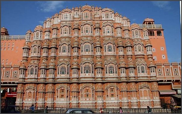 Indien - Rajasthan Jaipur Palst der Winde