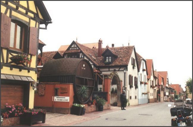 Anreise durch die Vogesen