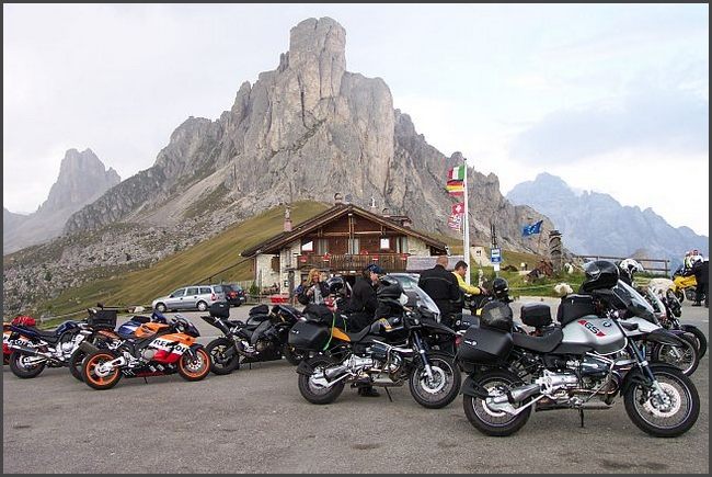 Gardasee-Tour 2005 - Pa&szlig; in den Dolomiten