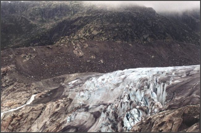 Schweiz - Furkapa&szlig; Rhonegletscher
